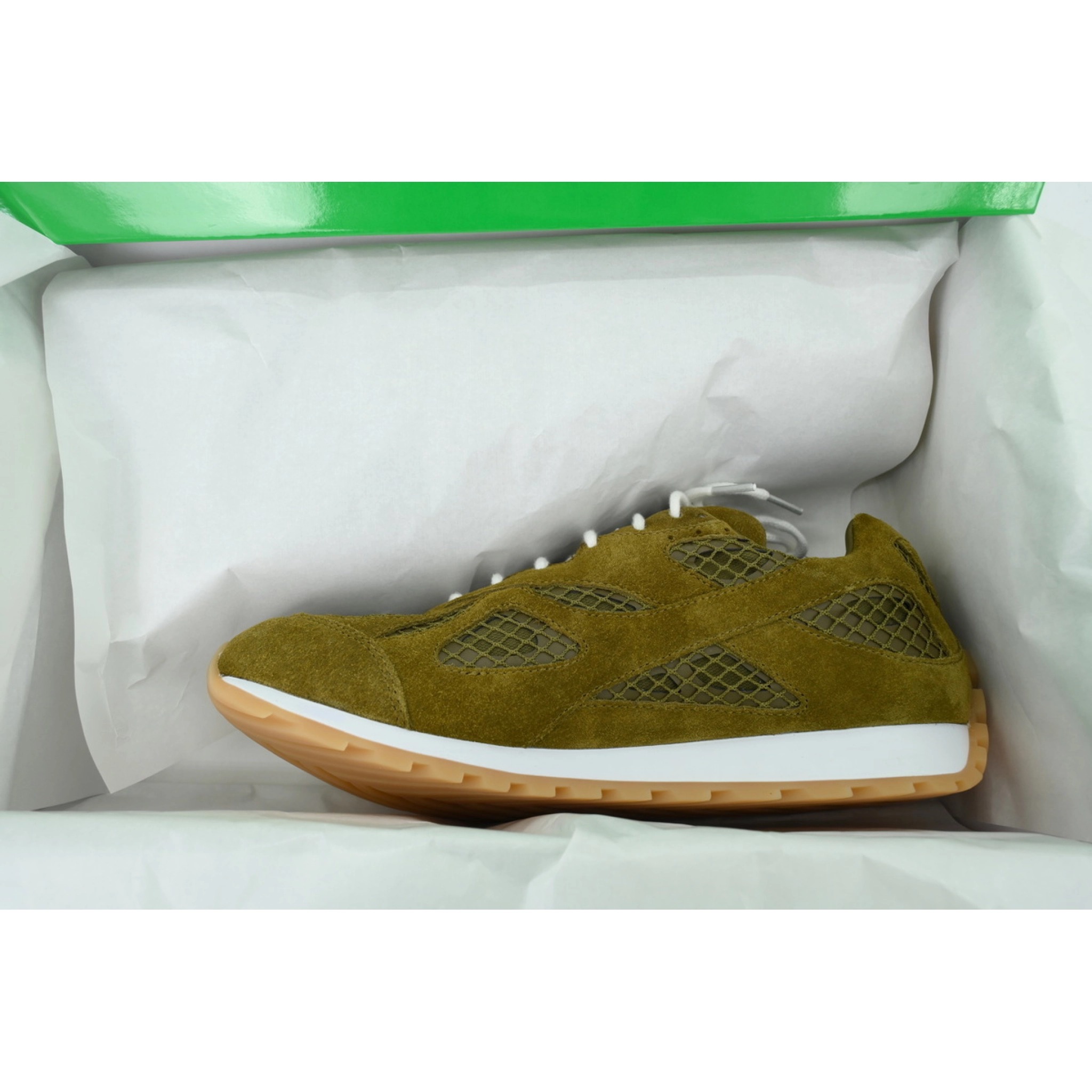 Bottega Veneta Orbit Suede Green - ogsneaker