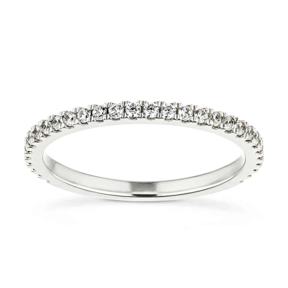 Zoey 1/4 ctw Round Lab Grown Diamond Pave Wedding Band