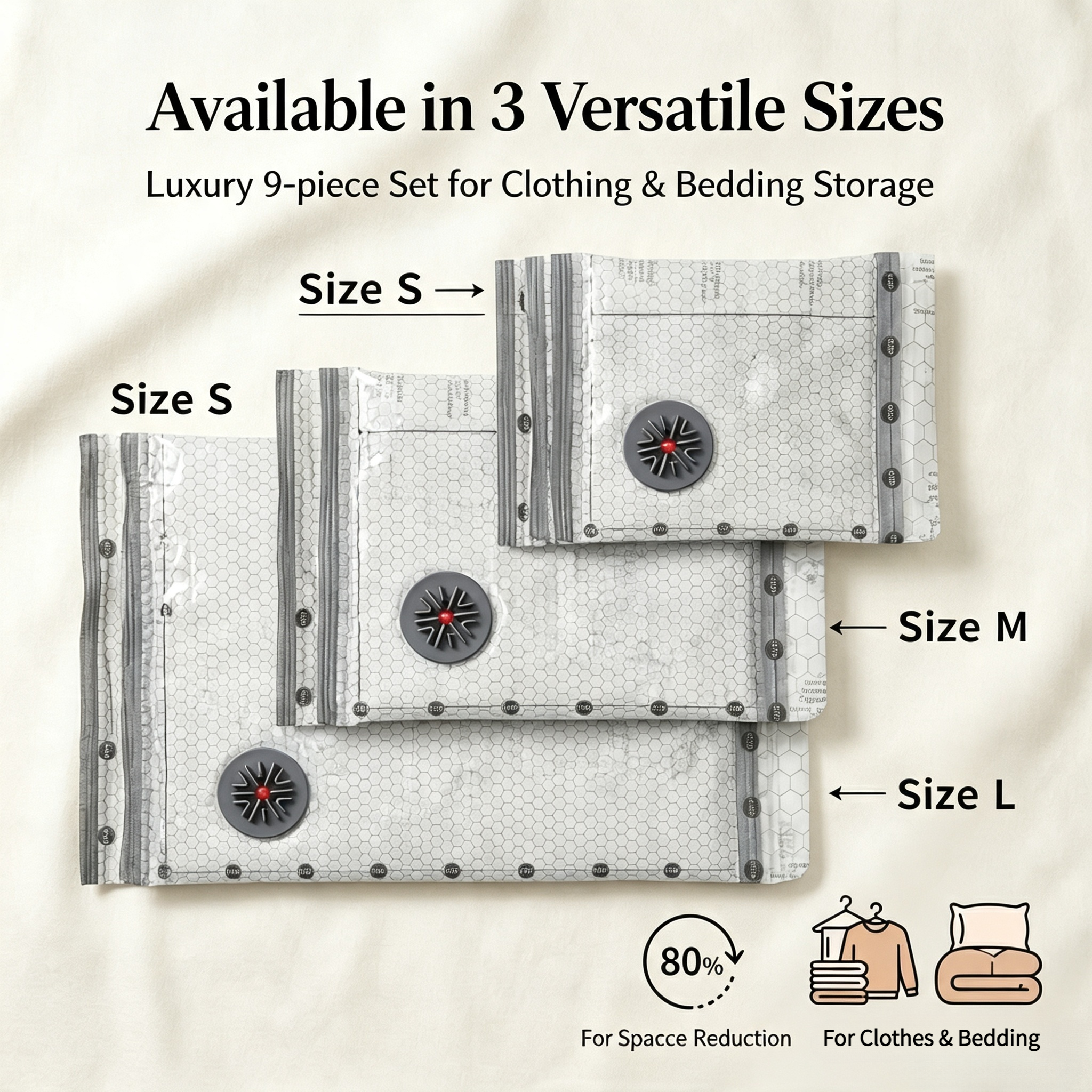 Vacuum compression bags