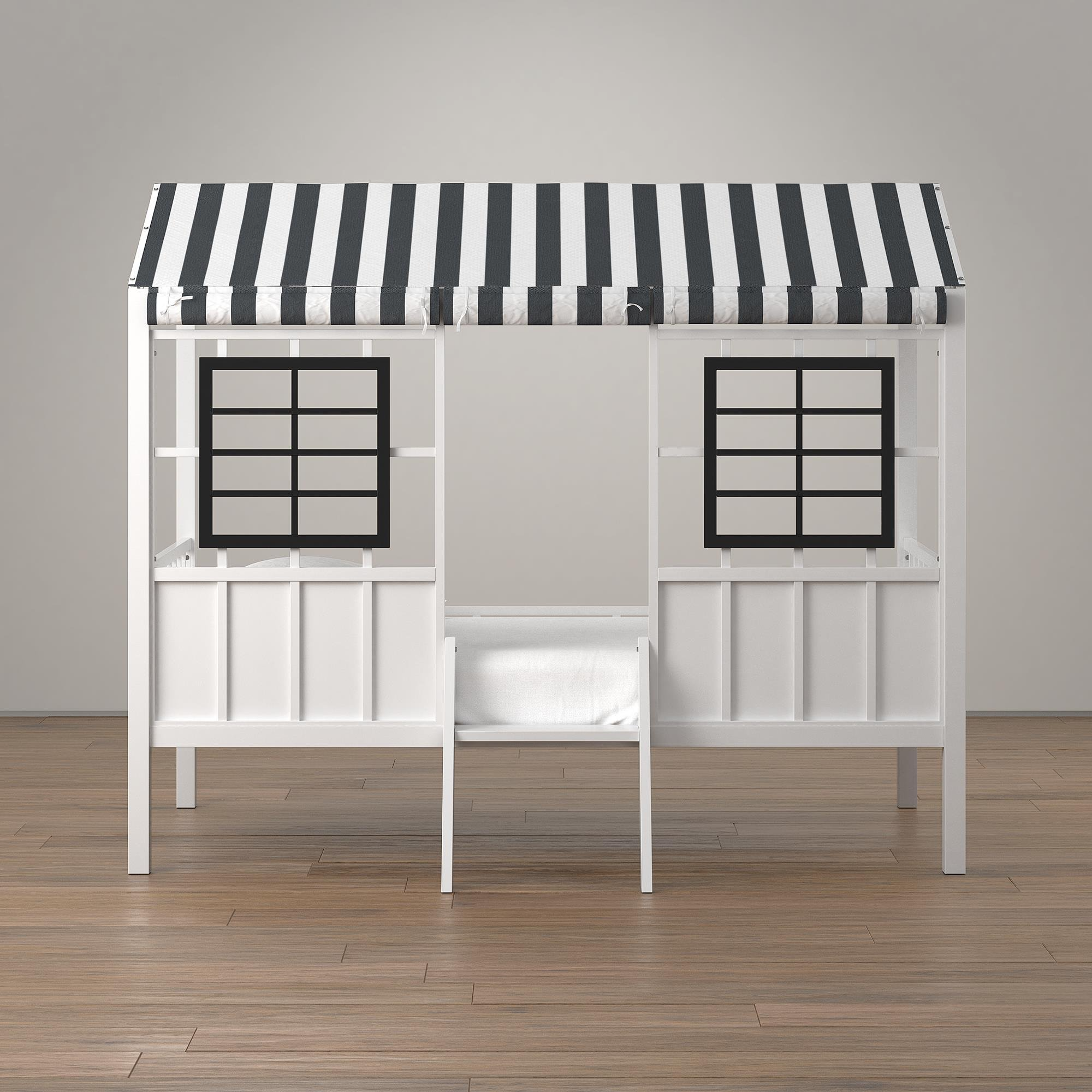 Rowan Valley Forest Loft Bed, Black/White