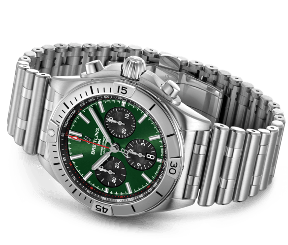 【Super Clone】Breitling Watch Chronomat B01 42 Bentley Green Bracelet