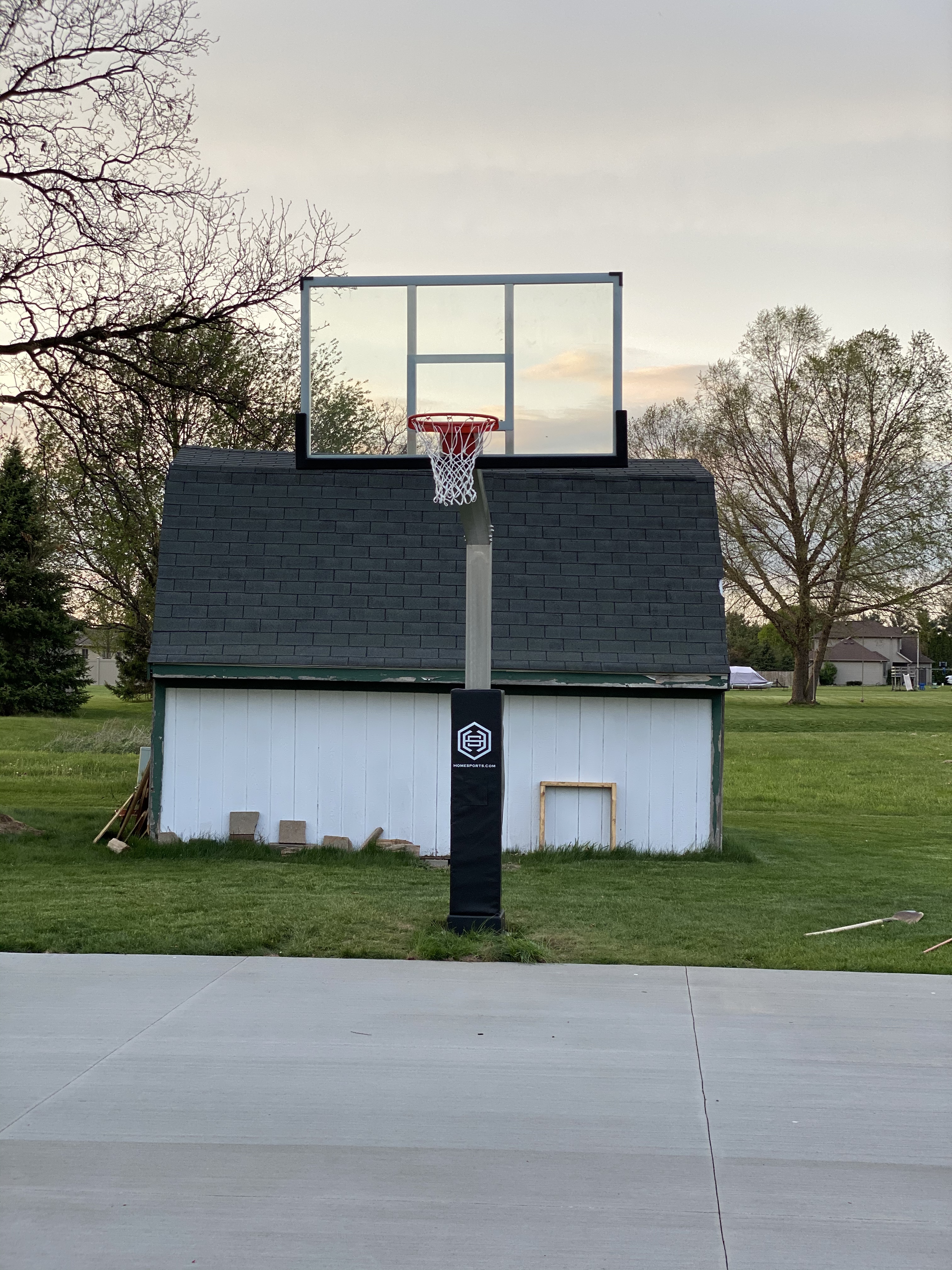 Dominator Inground Basketball Hoop - Adjustable Basketball Goal