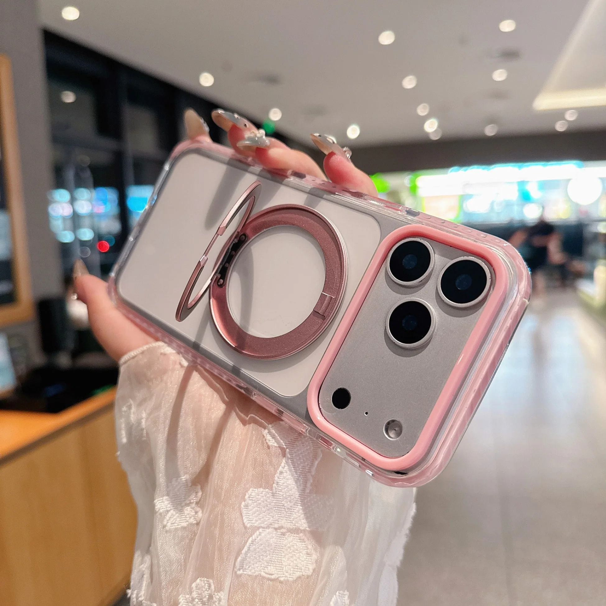 iPhone 17 Pro Max Protective Case Shockproof - back view
