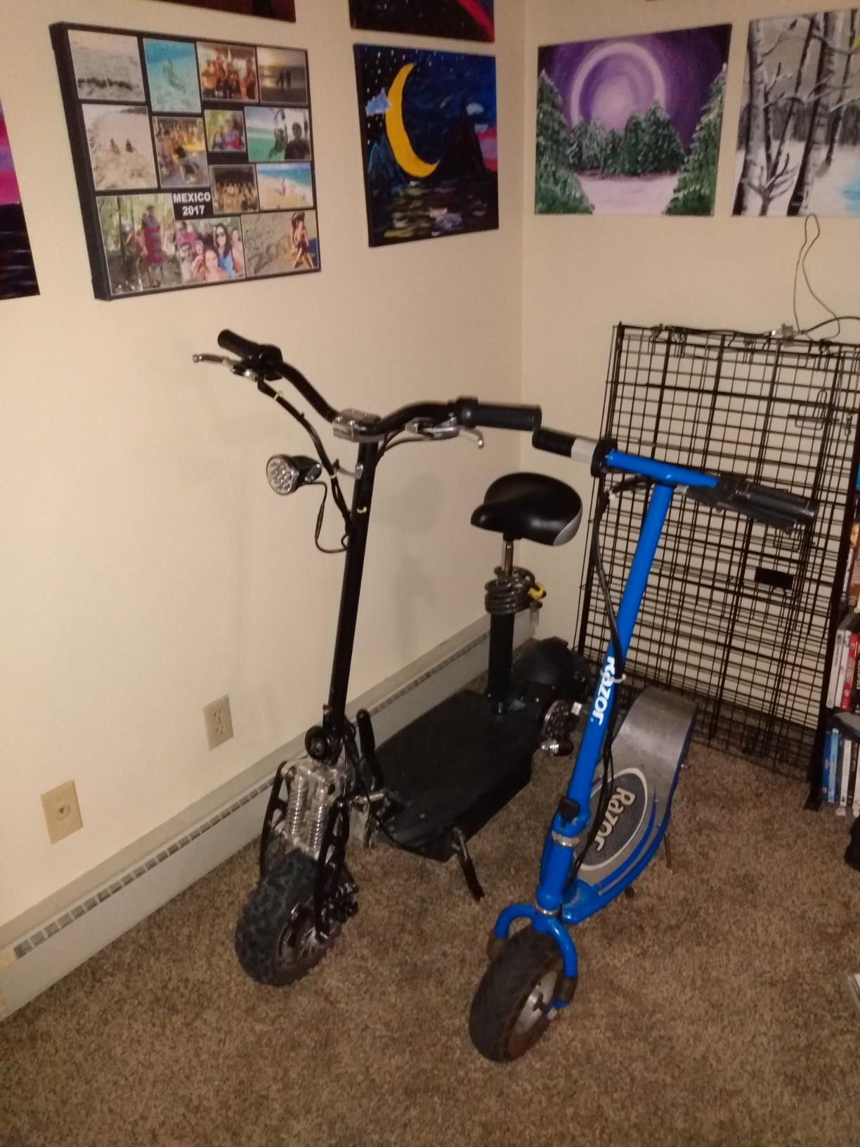 UberScoot 1600w 48v Electric Scooter, Black
