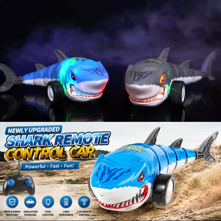 2026 Shark RC Car for Kids｜Tail Swing Drift Off-Road Racing Car｜High Speed Remote Control Toy Vehicle