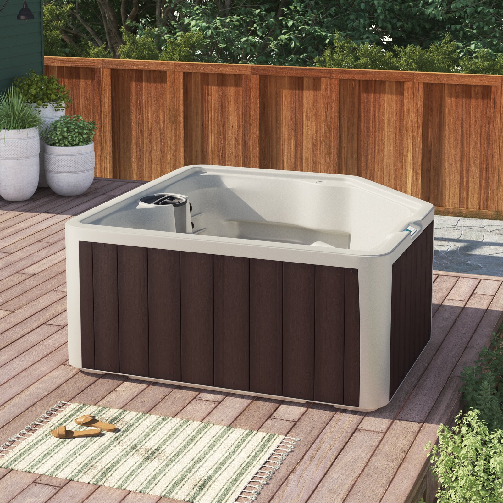 Lifesmart Spas Sereno 4 - Person 22 - Jet Plug And Play Hot Tub