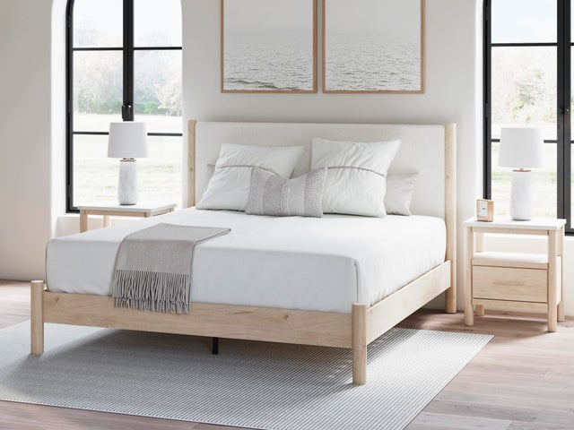 Cadmori Upholstered Panel Bed