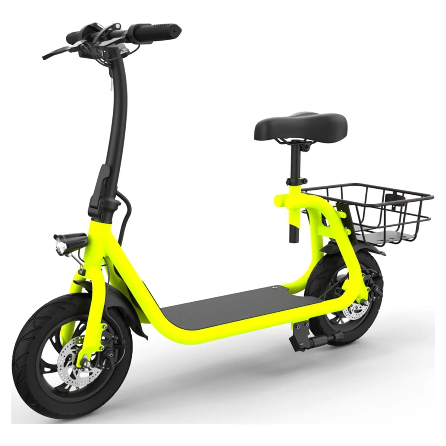 GlareWheel EB-NTEC1 Electric Bike/Scooter, Neon Green