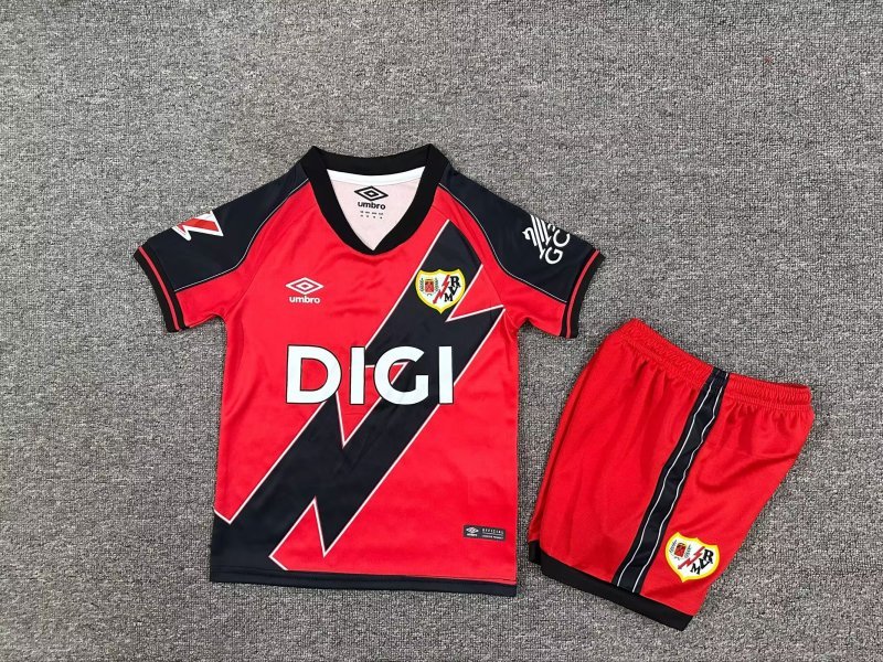 Kids Rayo Vallecano Away Jersey Suit 25/26