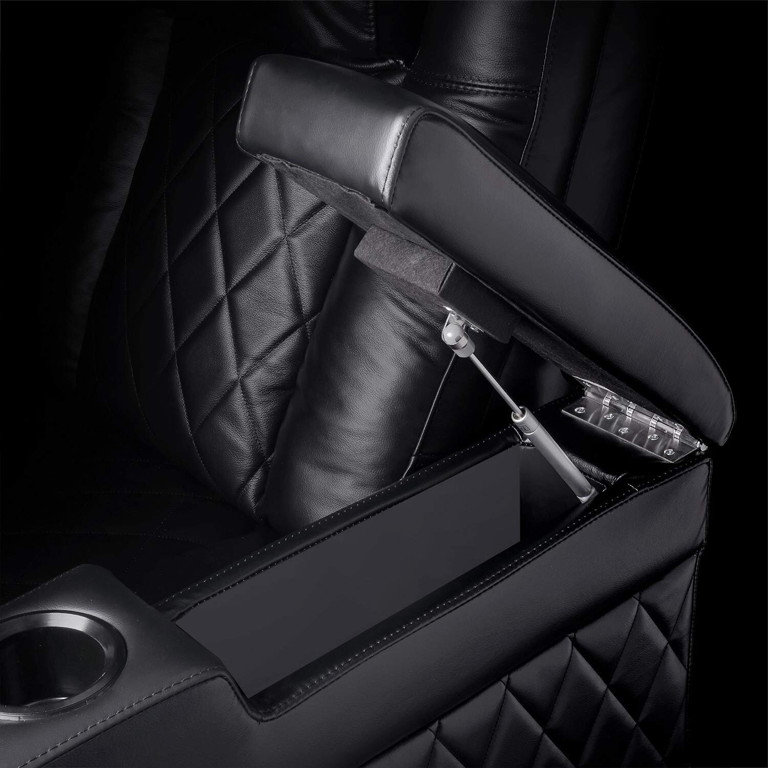 Tuscany 68.25'' Wide Genuine Leather Home Theater Seating with