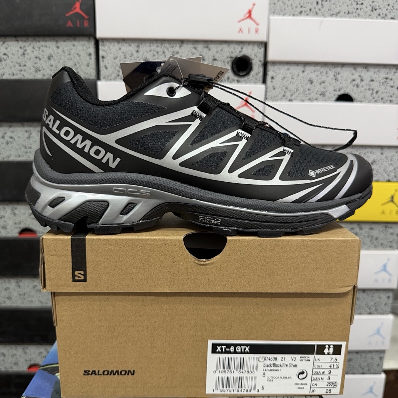 Salomon XT-6 Black Silver Edition B Sneakers