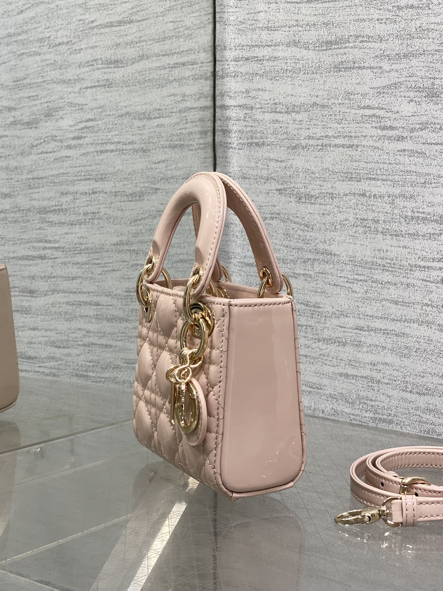 Dior Lady Mini Rose Pink Bag