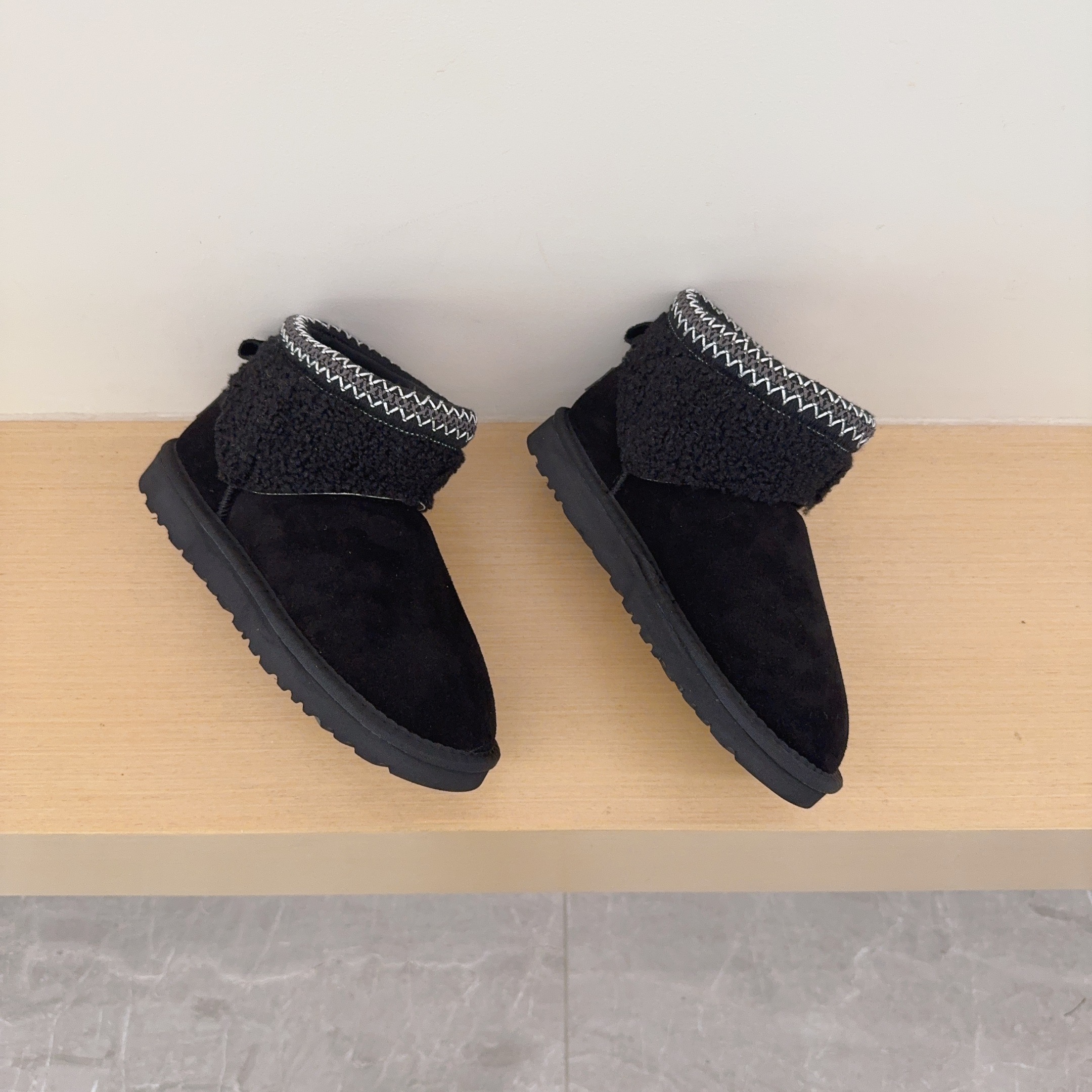 Teddy Suede Ankle Boots