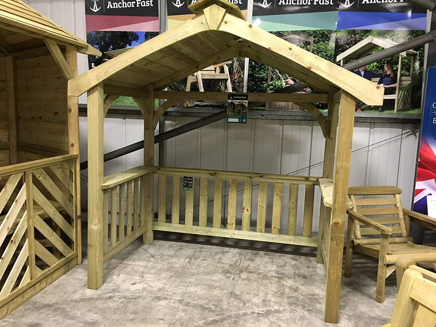 Fast Devon BBQ Wooden Shelter
