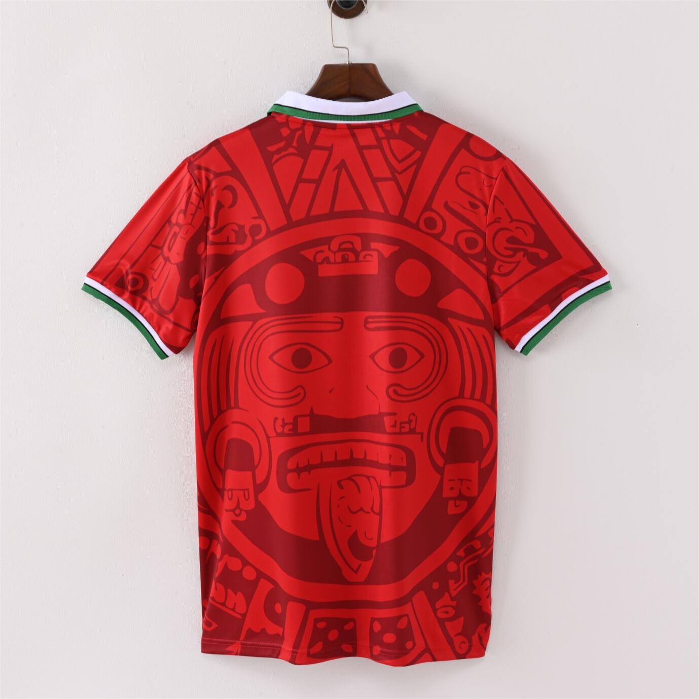 Retro Mexico 1998 Red S-XXL