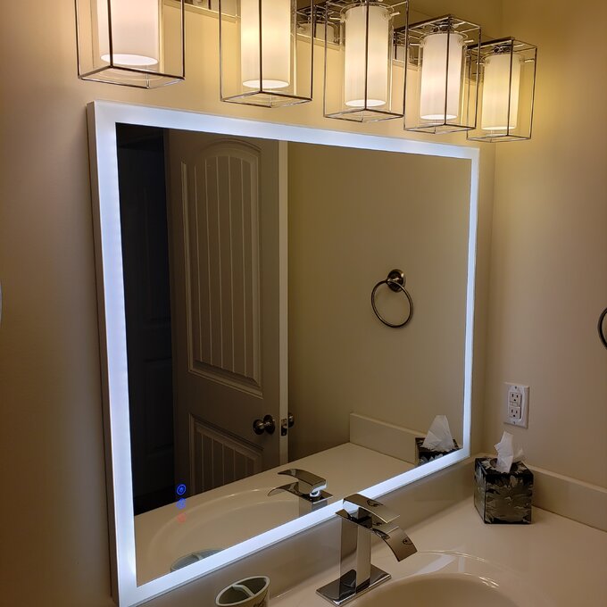 Bronson Rectangle LED Wall Mirror