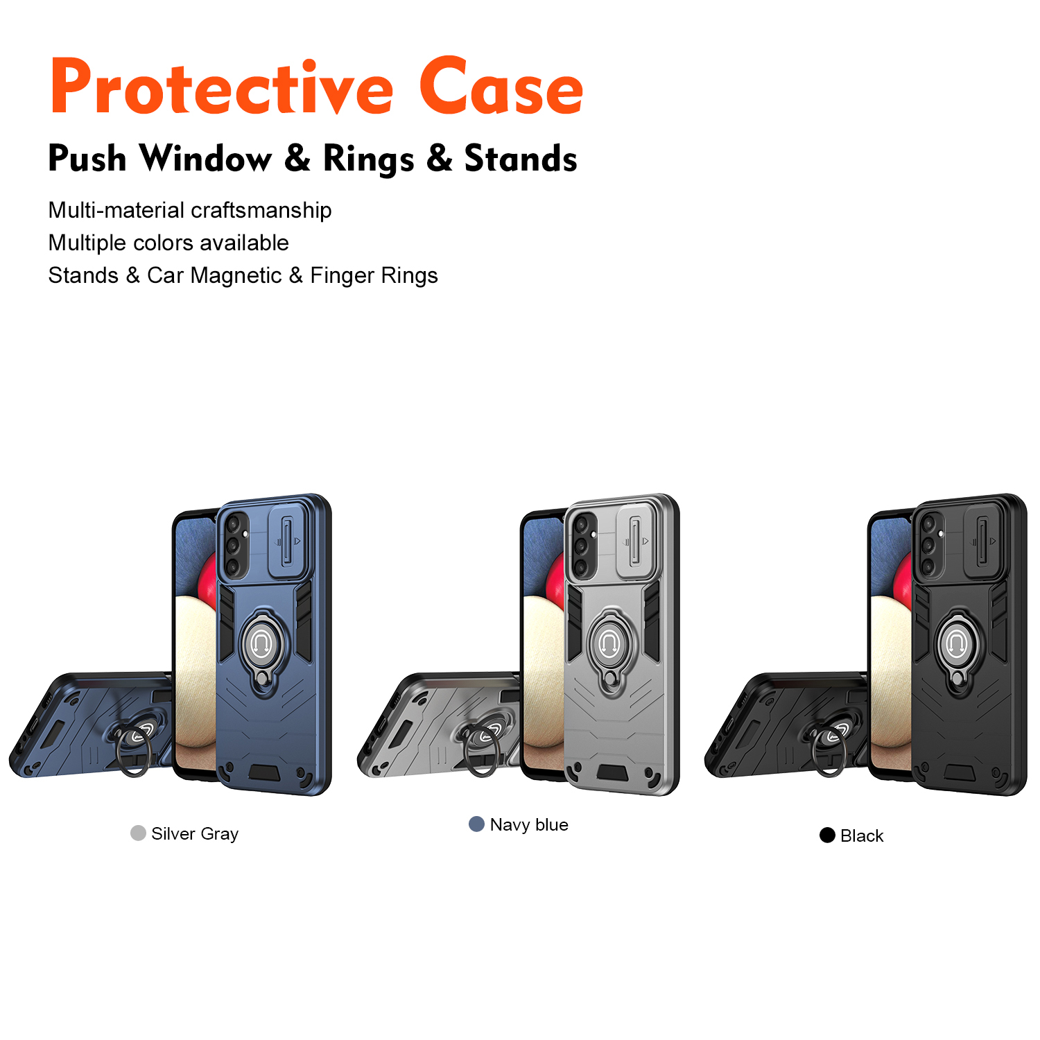 Galaxy S24 Stand & Holder TPU - back view