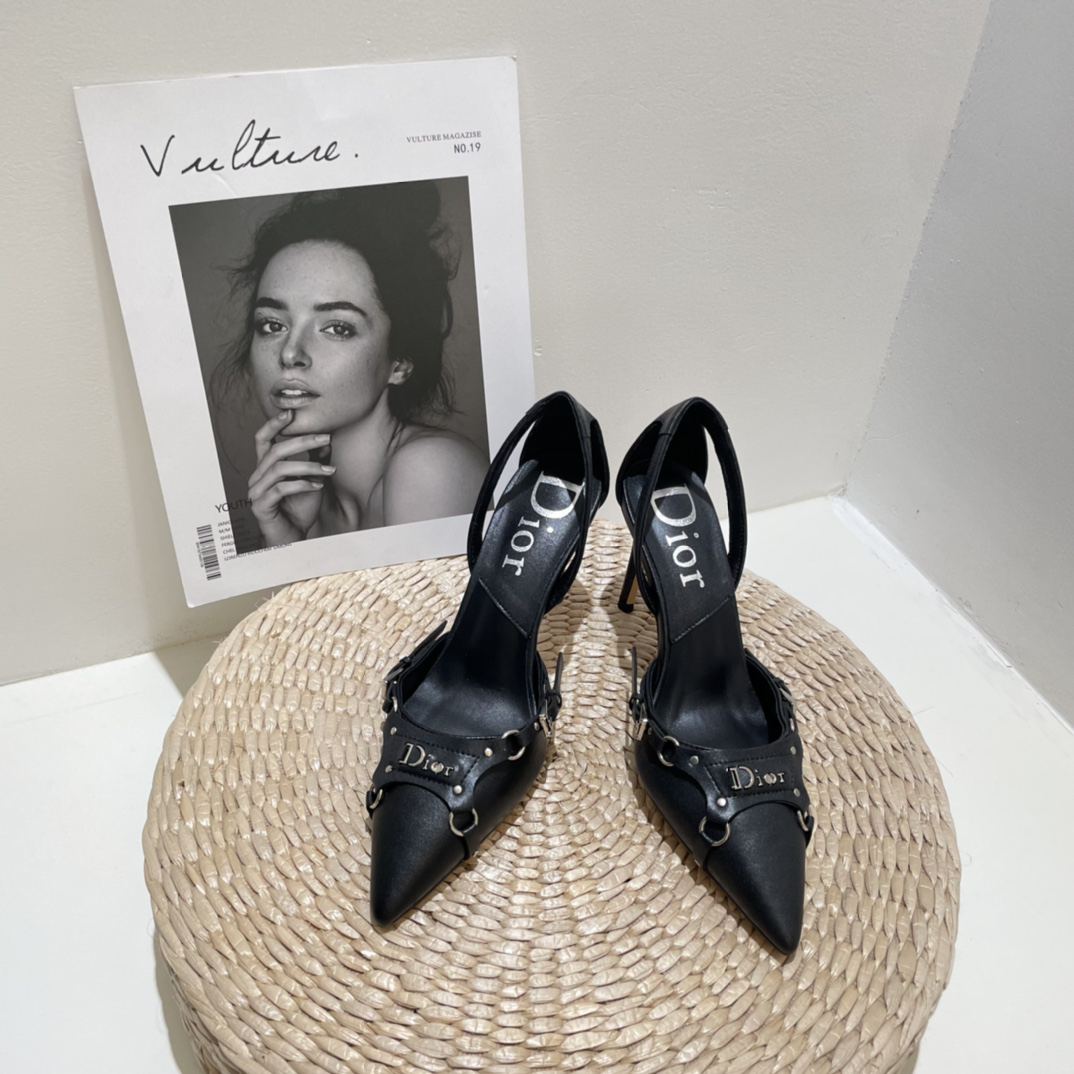 Dior Bondage Slingback Heels