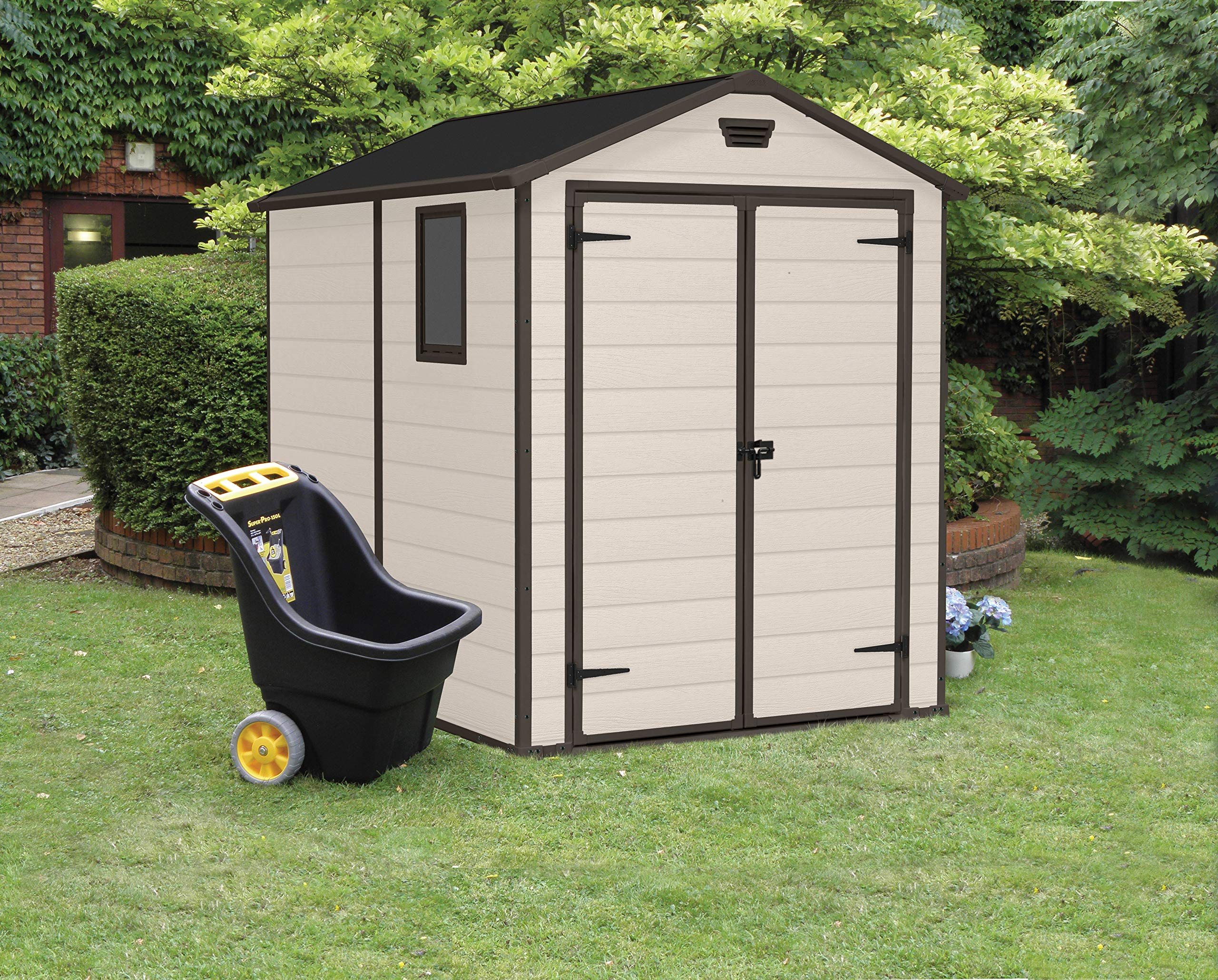 6x8 ft Keter Manor Garden Storage Shed