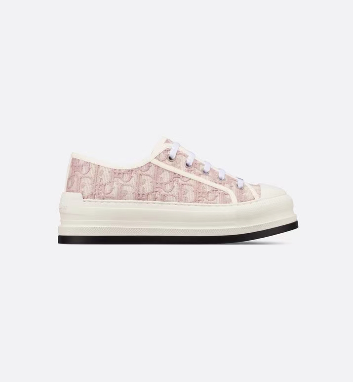 Dior platform embroidered shoes