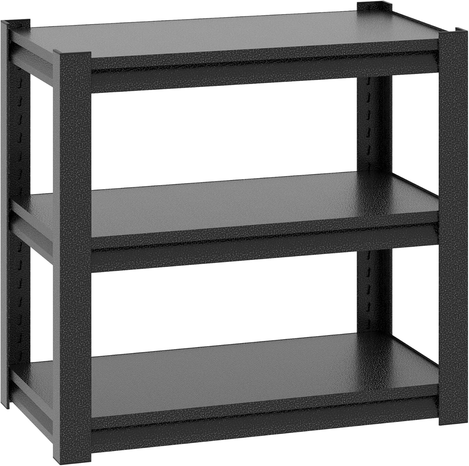 QIHAI 20-30 Gallon Fish Tank Stand - Metal Aquarium Stand, 34 W x 18 D x 31 H Adjustable Heavy Duty Reptile Tank Stand, Adjustable 3-Tier Fish Tank Rack Shelf for Home Office, Tank Not Included