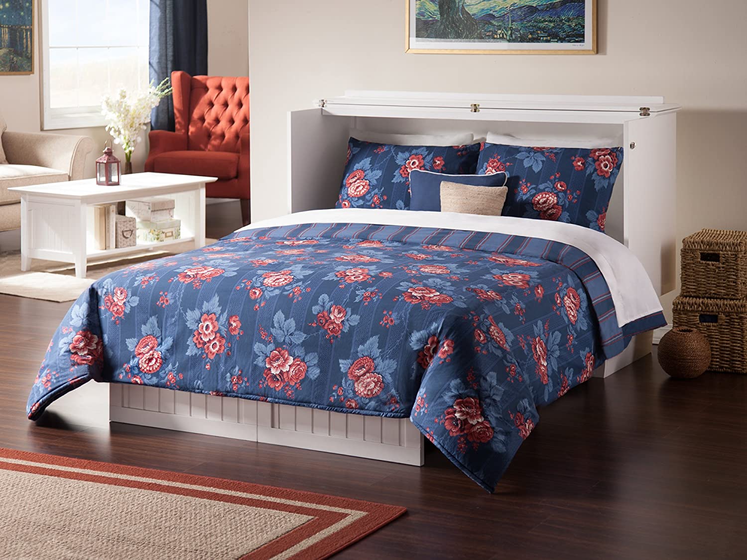 Atlantic Furniture Nantucket Murphy Bed Chest with Charging
