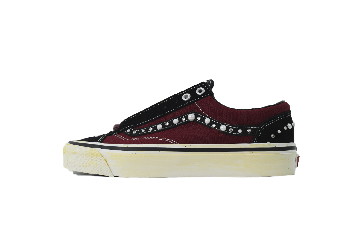 SATOSHI NAKAMOTOxVans Old Skool Reissue 36'Pearlized Port Royale ComplexCon Exclusive