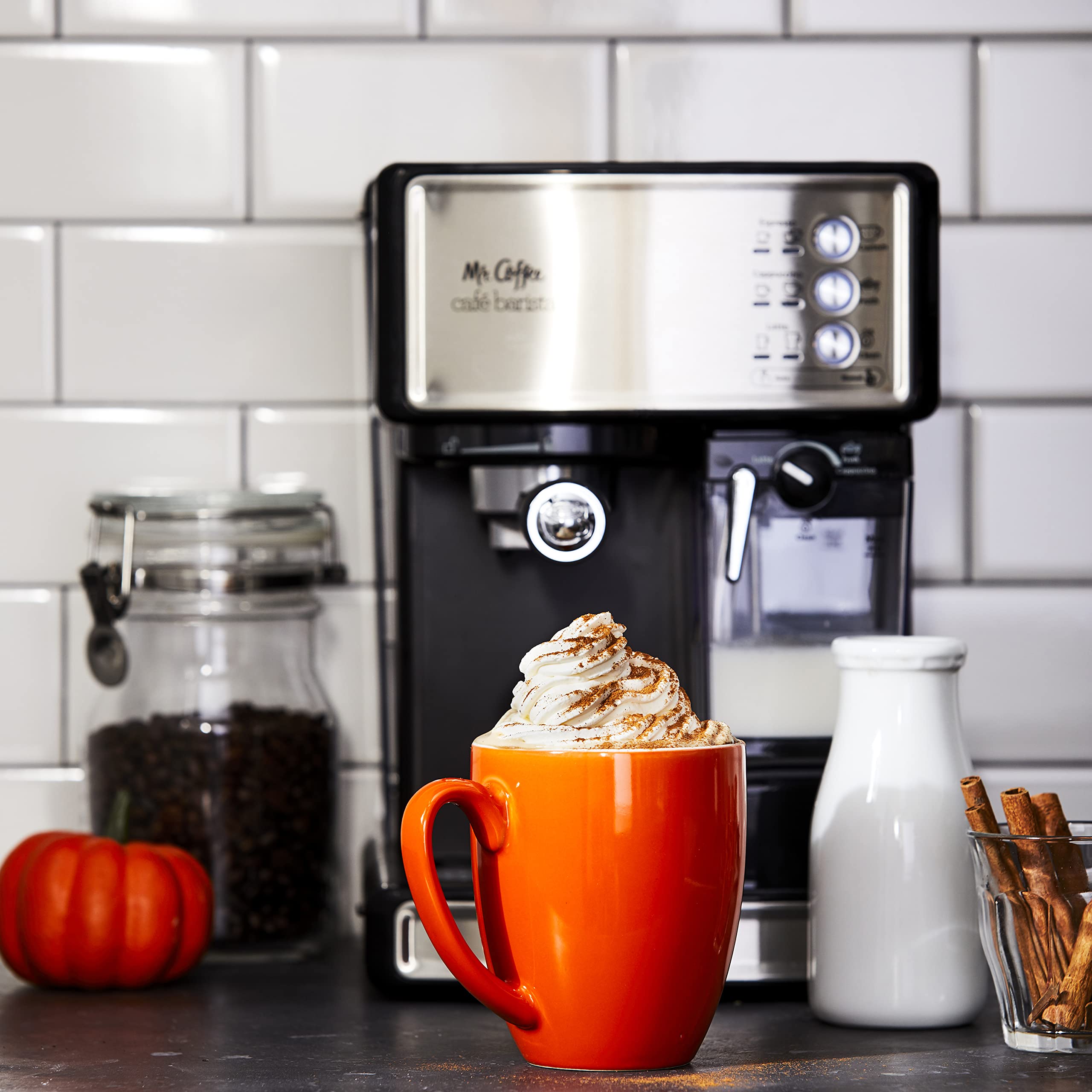 ECMP1000 Café Barista Premium Espresso/Cappuccino System, Silver