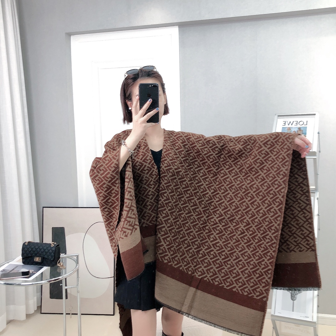 Dior Oblique Shawl Brown and Black product images