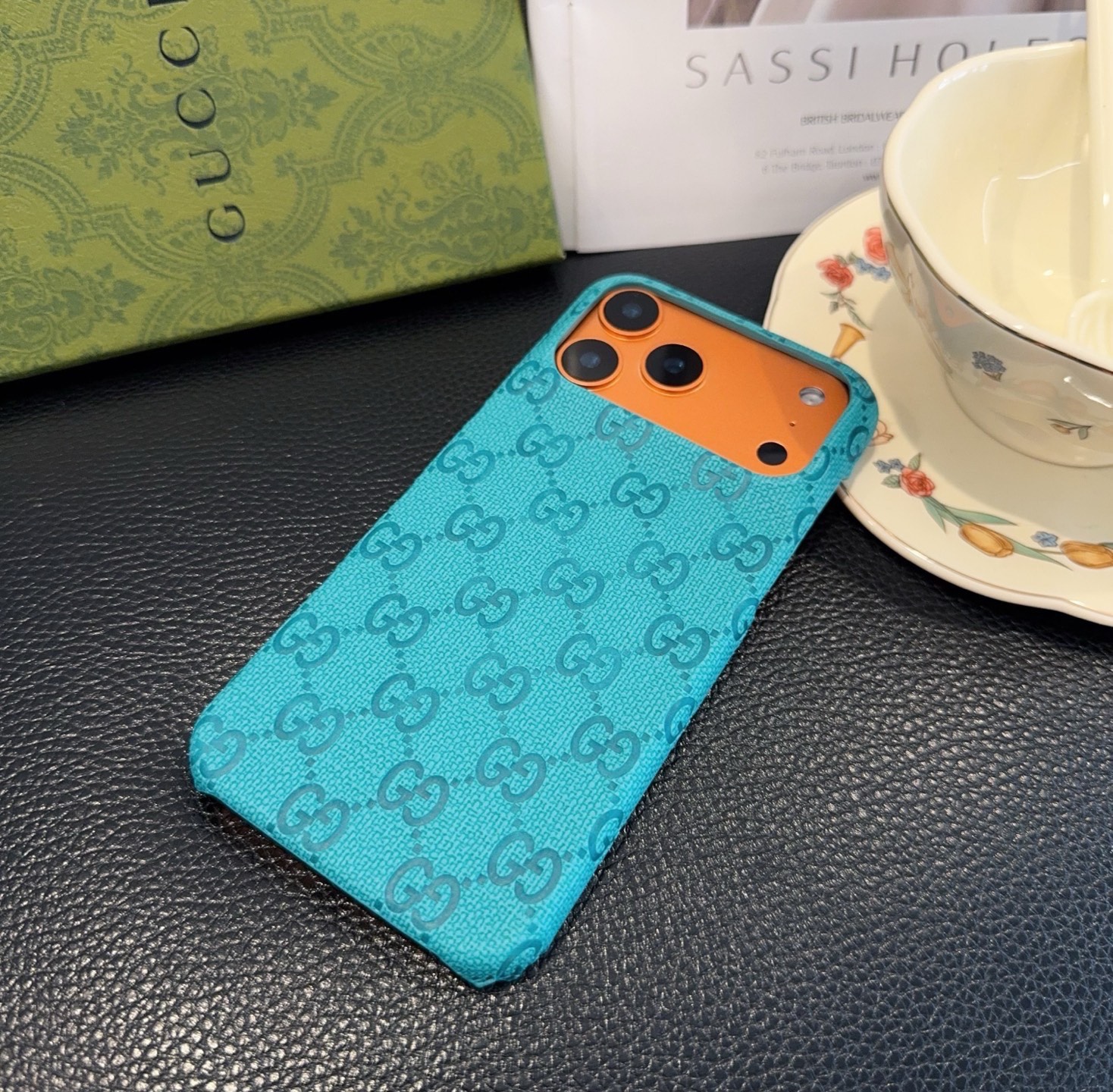 Gucci Starry Series GG Embossed iPhone Case