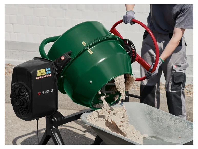 PARKSIDE® Bétonnière PCM 125 A1, 120 l, 550 W