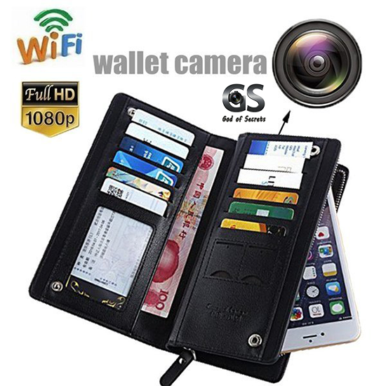 God of Secrets—Wallet-sized Full HD Spy Camera with WiFi and Motion Detection Functions