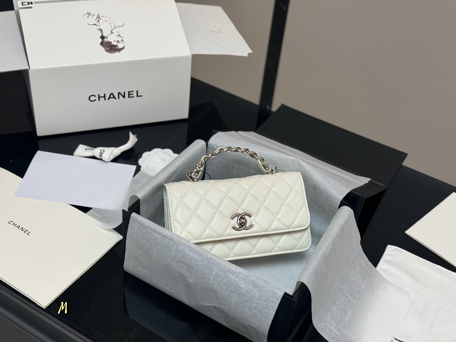 Chanel woc handle organ bag