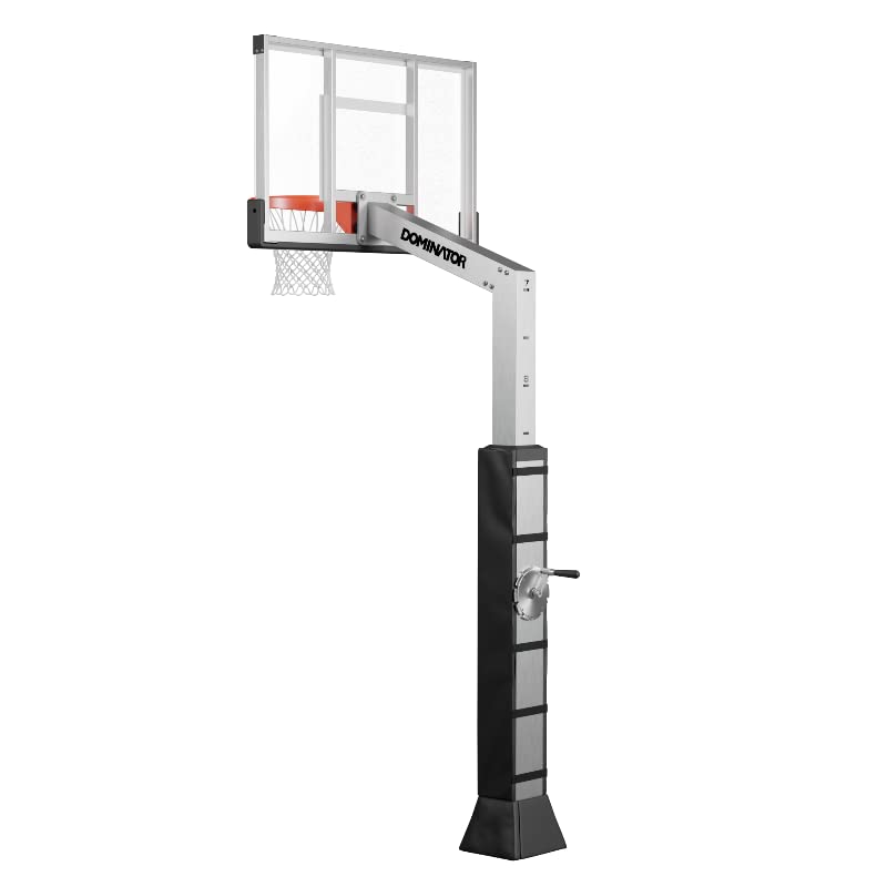Dominator Inground Basketball Hoop - Adjustable Basketball Goal