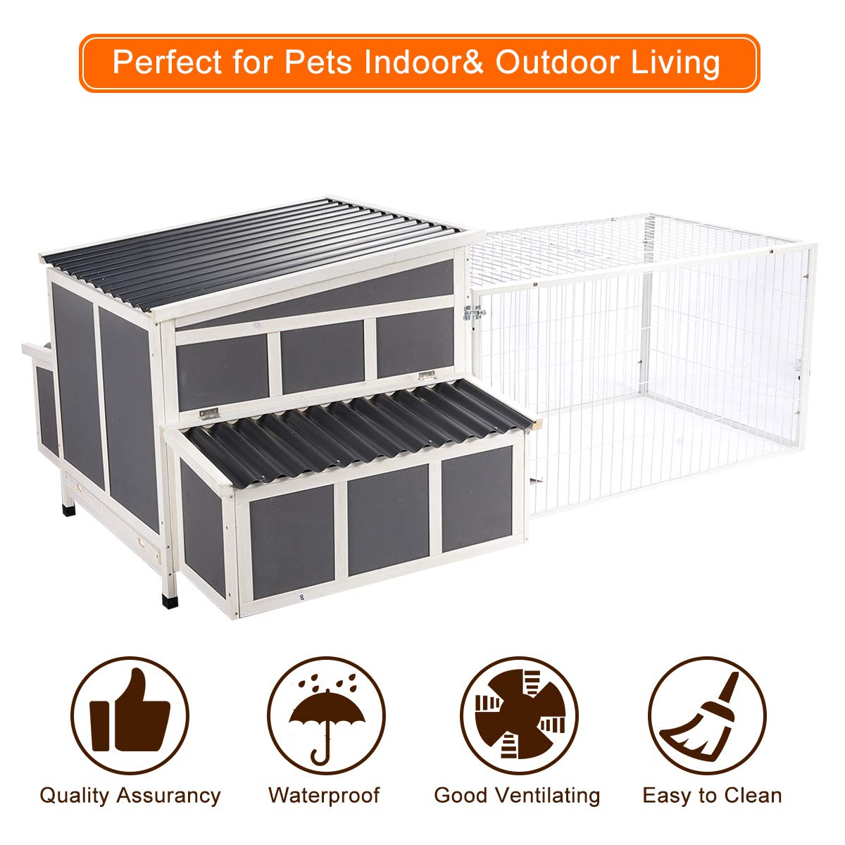 Wooden Chicken Coop Hen House