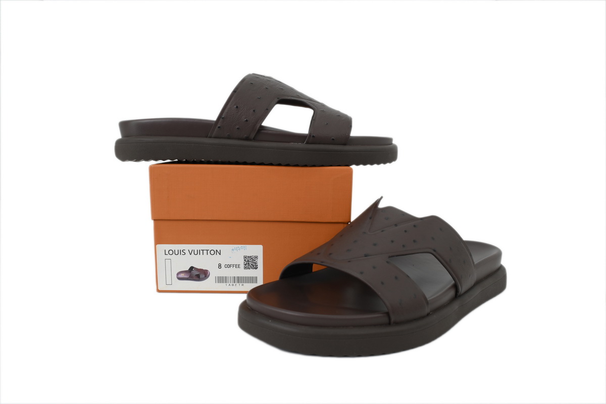 LOUIS VUITTON Oasis Mule Shoes Dark Brown