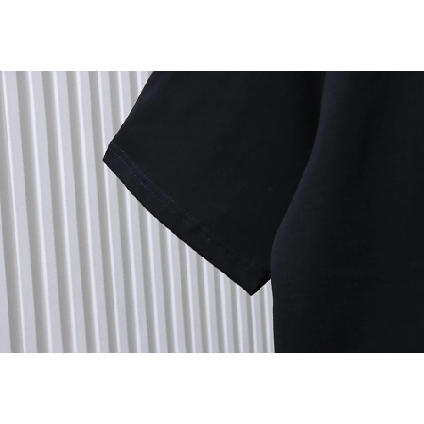 Loewe Misaligned Logo Embroidered T-Shirt Black