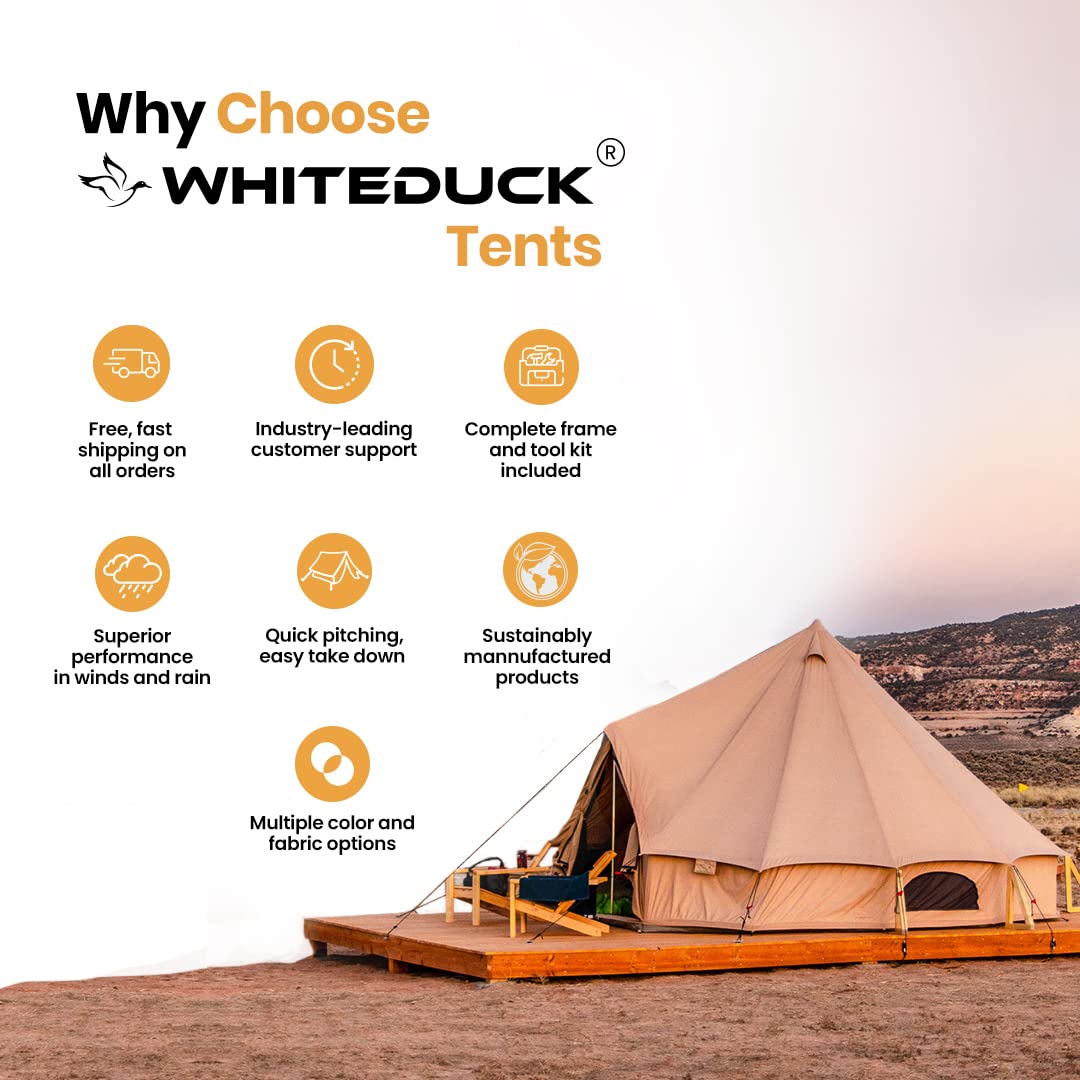 Regatta Canvas Bell Tent - withStove Jack