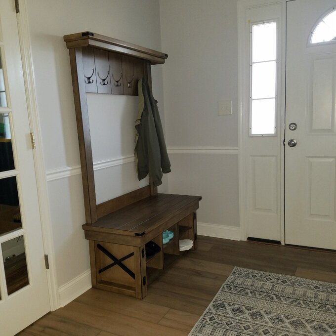 Lauver 40'' Wide Hall Tree with Shoe Storage