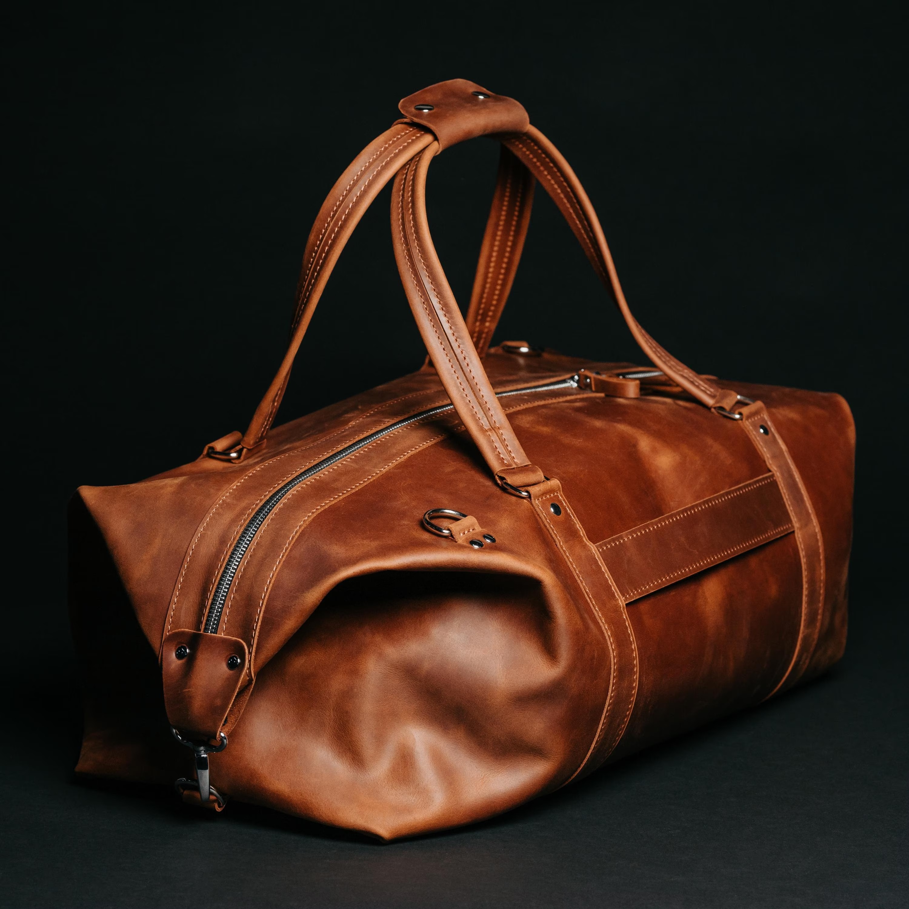 The Weekender Handcrafted Leather Duffle Bag