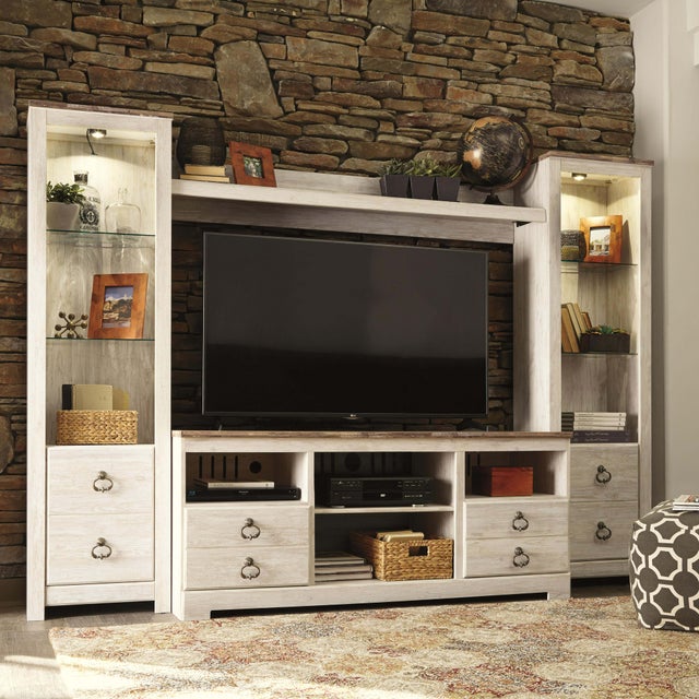 Willowton / Trinell 4-Piece Entertainment Center