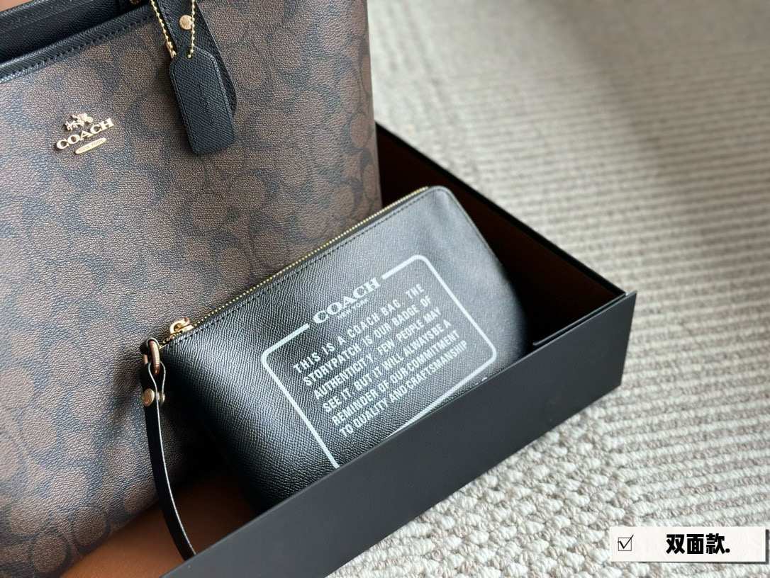 Coach classic reversible City tote bag