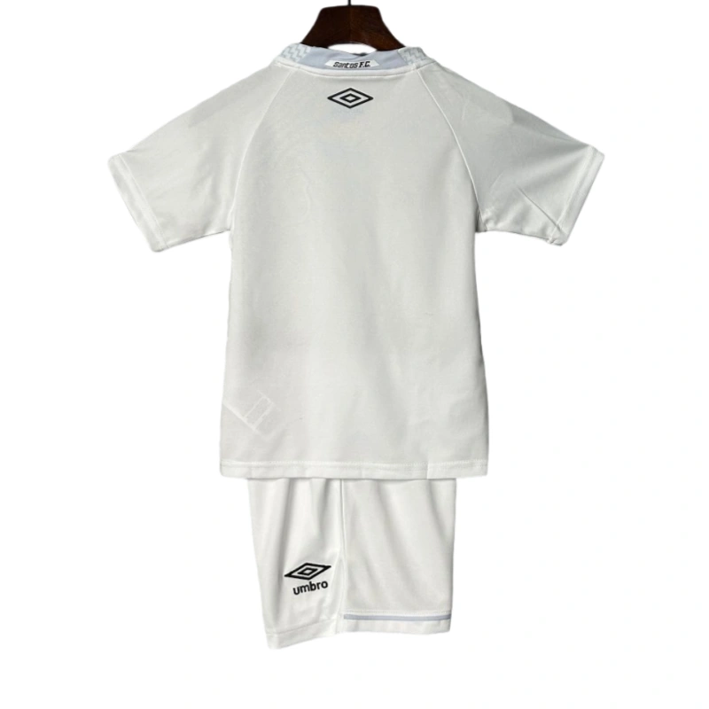 2025/26 Santos FC Umbro Home Soccer Jersey Kids CBKJ KS