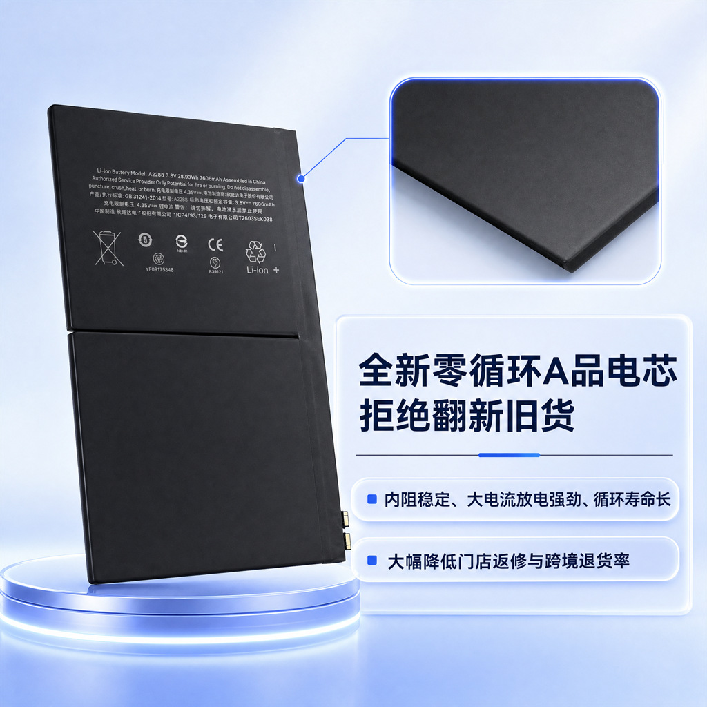 iPad Air 4 Replacement Battery 3C Certified - back view