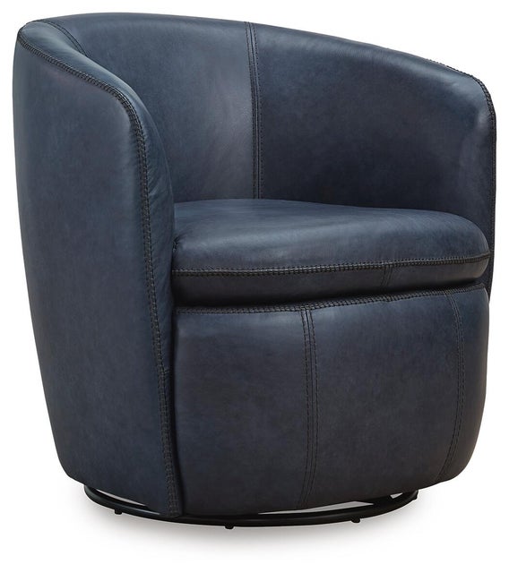 Kierreys Leather Swivel Chair