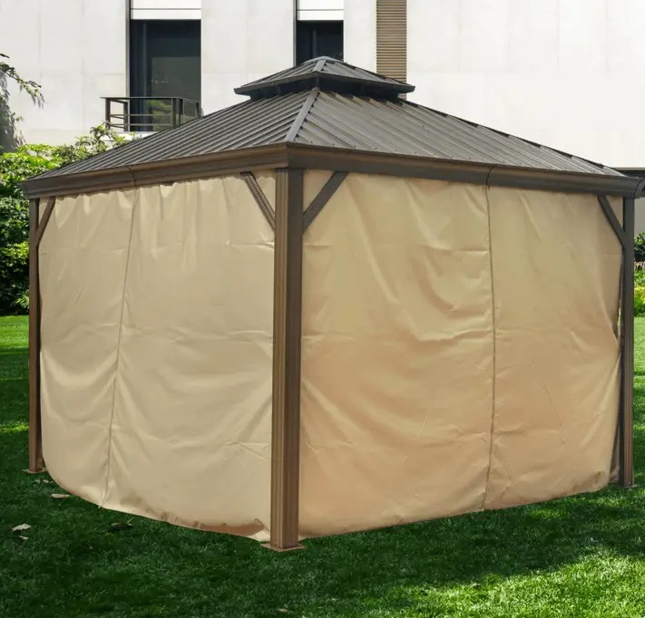 Alexander 12 Ft. W X 12 Ft. D Aluminum Patio Gazebo