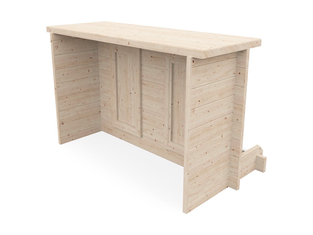 Bar Counter Man Cave Home Bar Party Lounge Wood Summer Garden