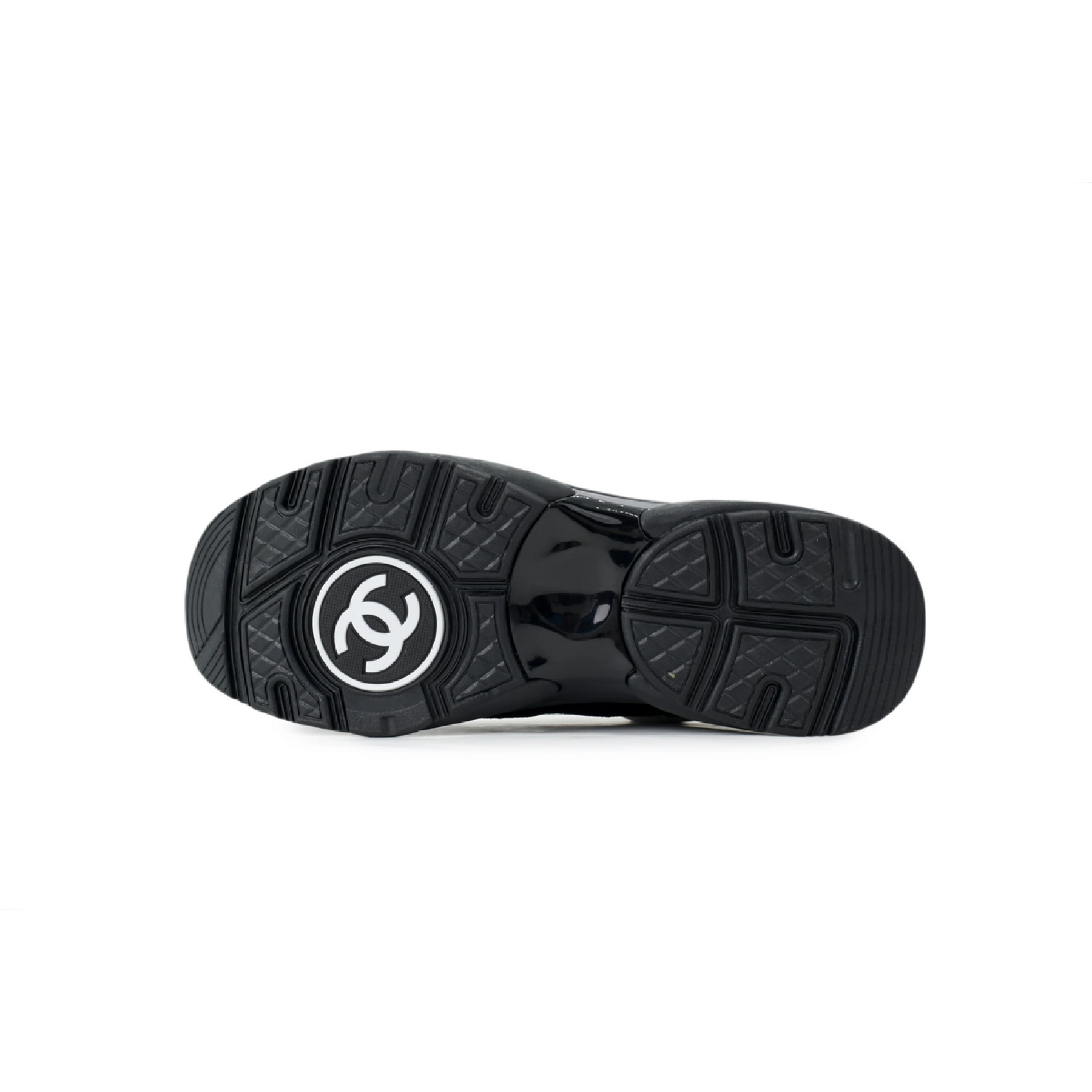 Chanel CC Logo Sneaker Black Grey