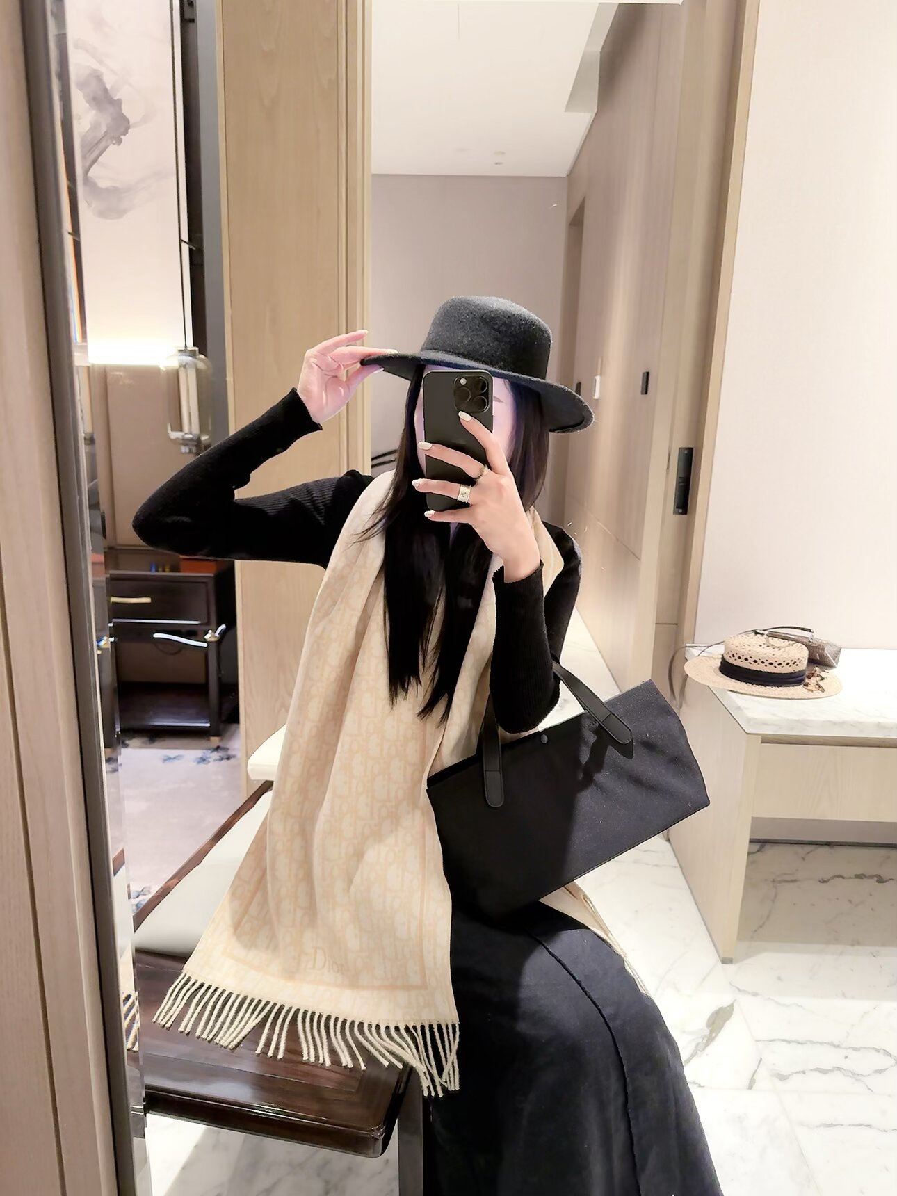 Dior Cashmere Scarf Style 025 SKU images