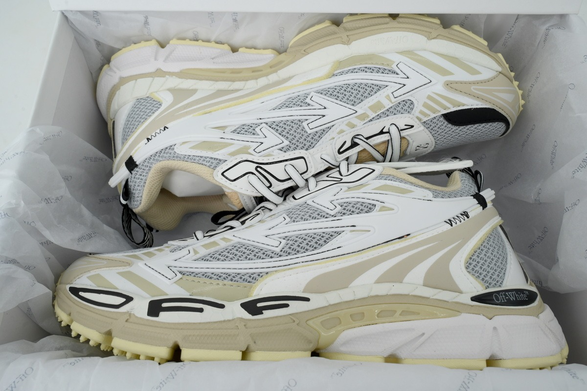 Off-White Wmns Be Right Beige Gray OWIA289S26 FAB000564 - ogsneaker
